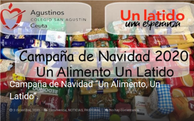 Campaña de Navidad «Un alimento, un latido», en el colegio de Ceuta