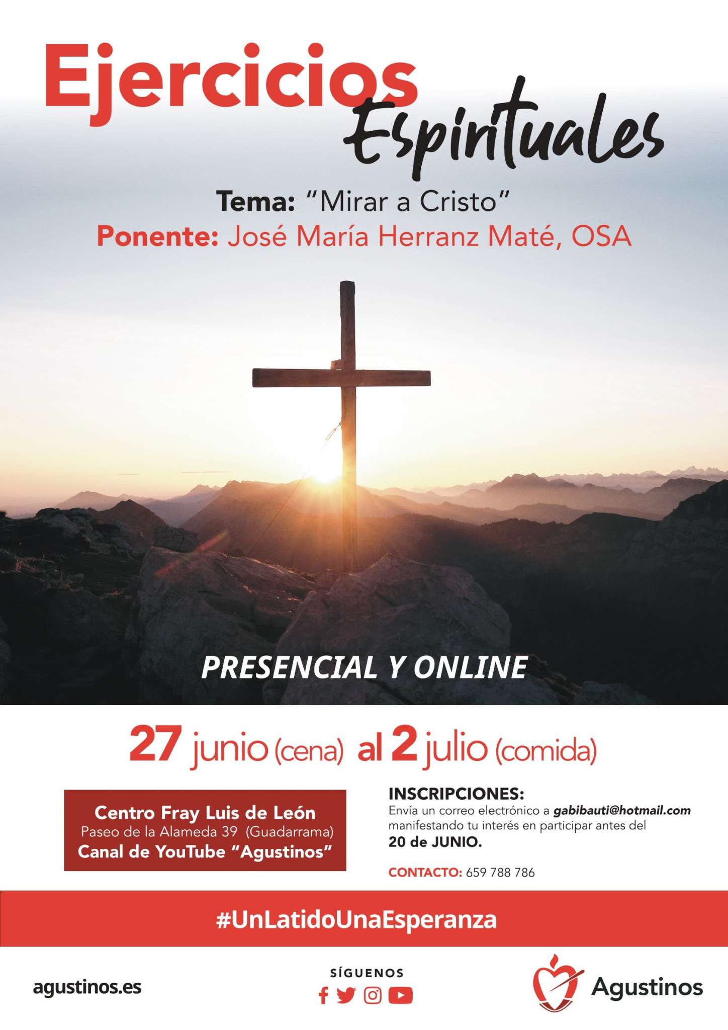 Hoy comienzan los ejercicios espirituales, en la Provincia San Juan de Sahagún de España, que terminarán el próximo viernes.