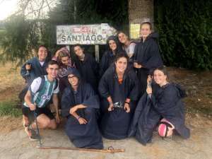 Camino de Santiago con jóvenes agustiniano